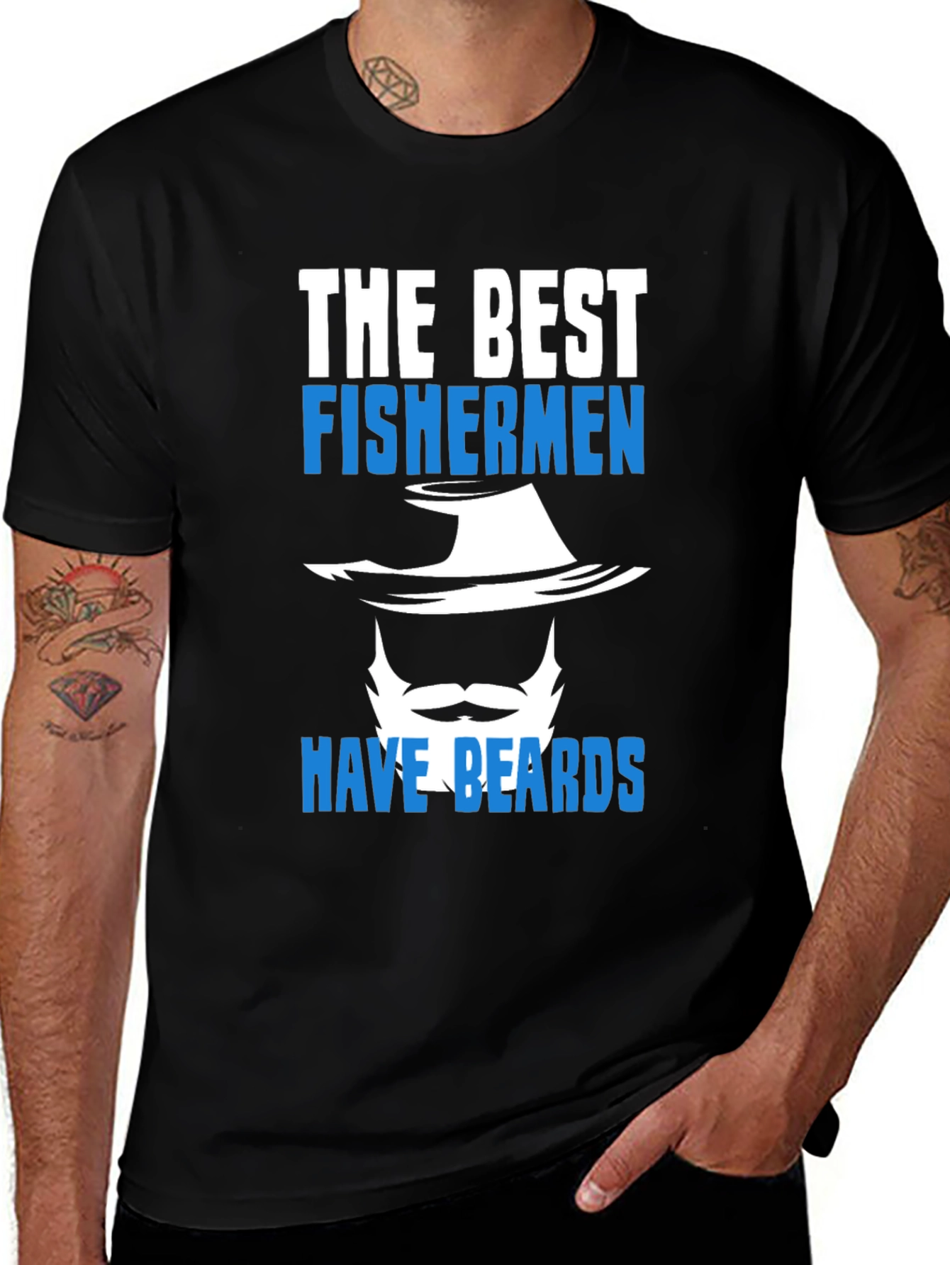 Funny Fisherman T-Shirt - Best Fishermen Have Beards
