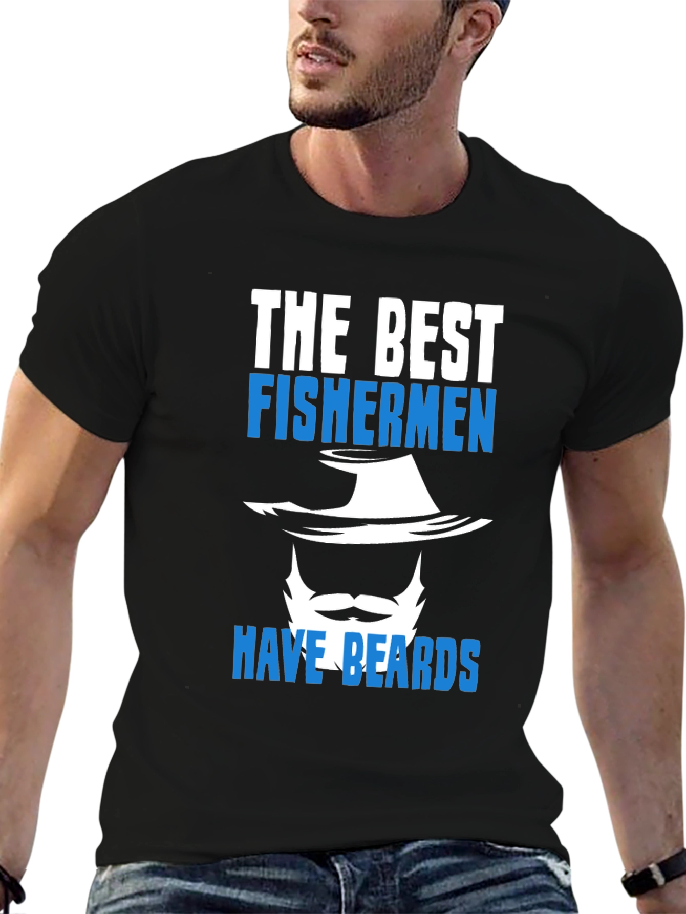 Funny Fisherman T-Shirt - Best Fishermen Have Beards