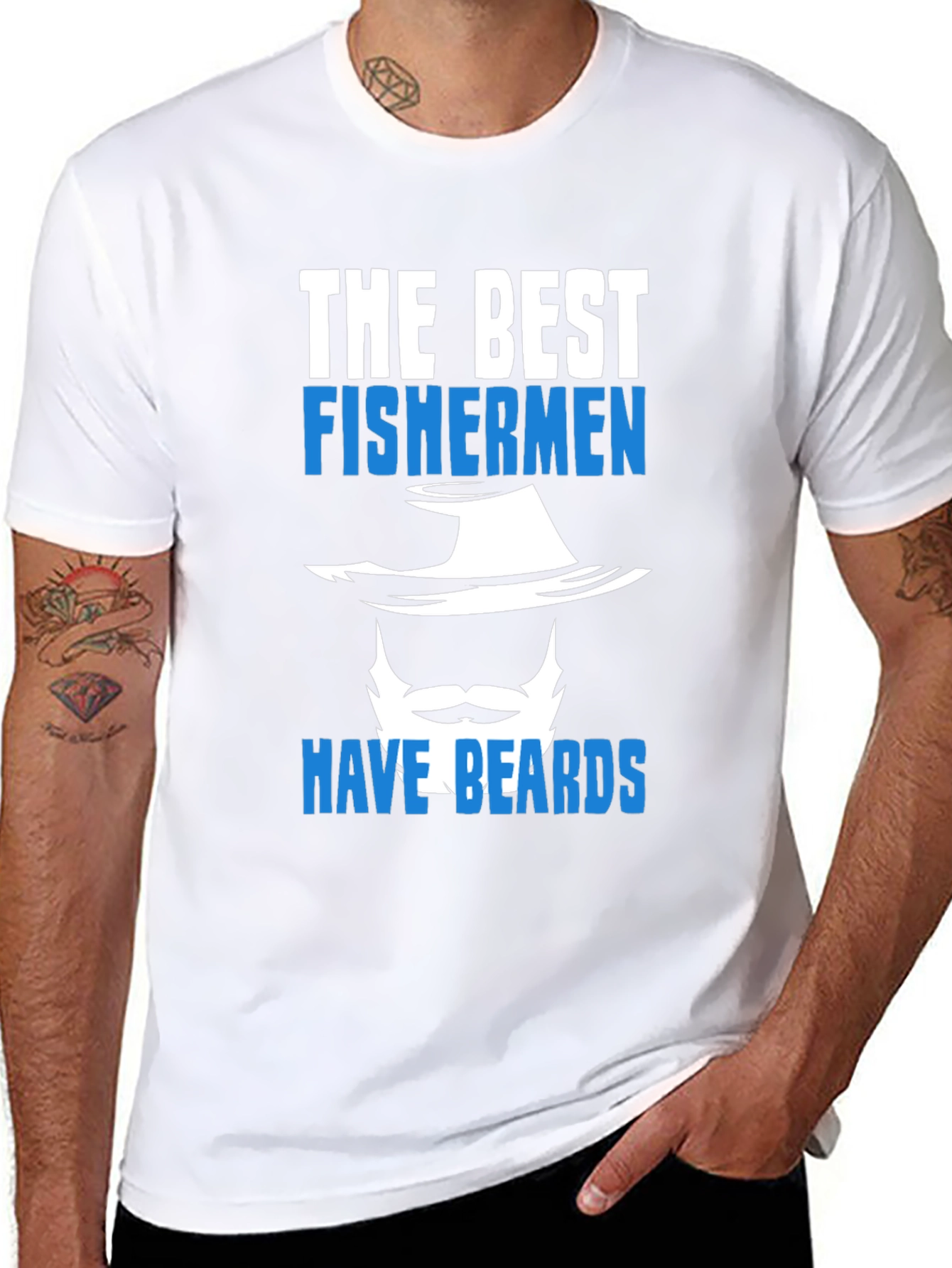 Funny Fisherman T-Shirt - Best Fishermen Have Beards
