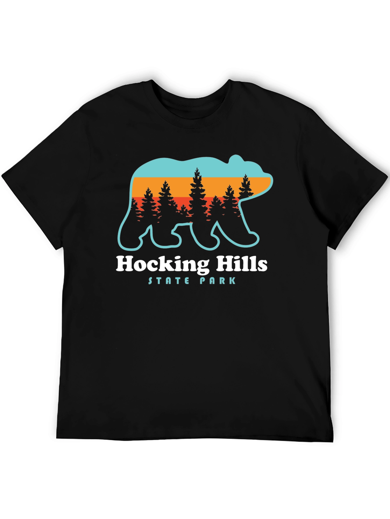 Hocking Hills State Park Bear Graphic Tee