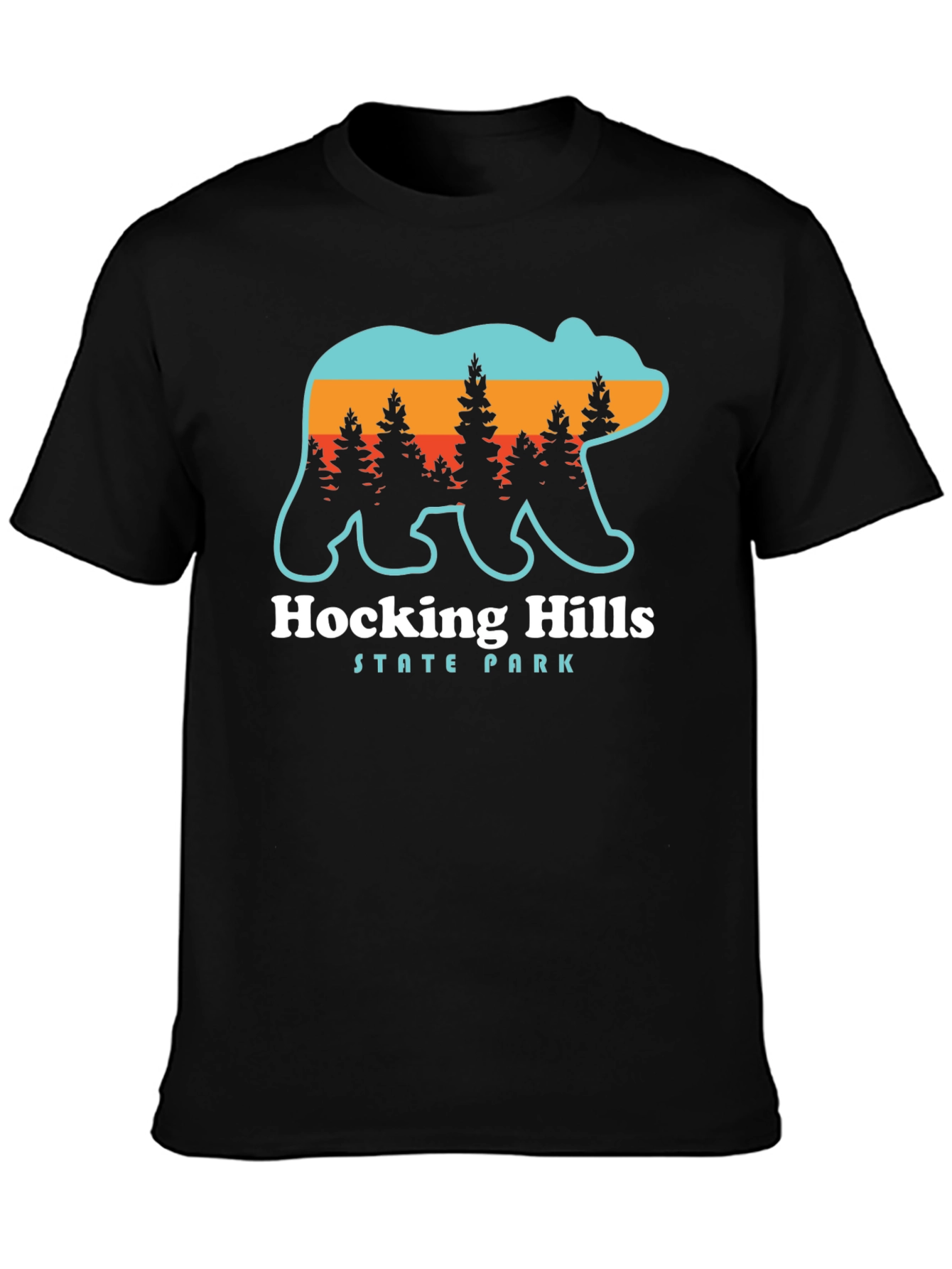 Hocking Hills State Park Bear Graphic Tee