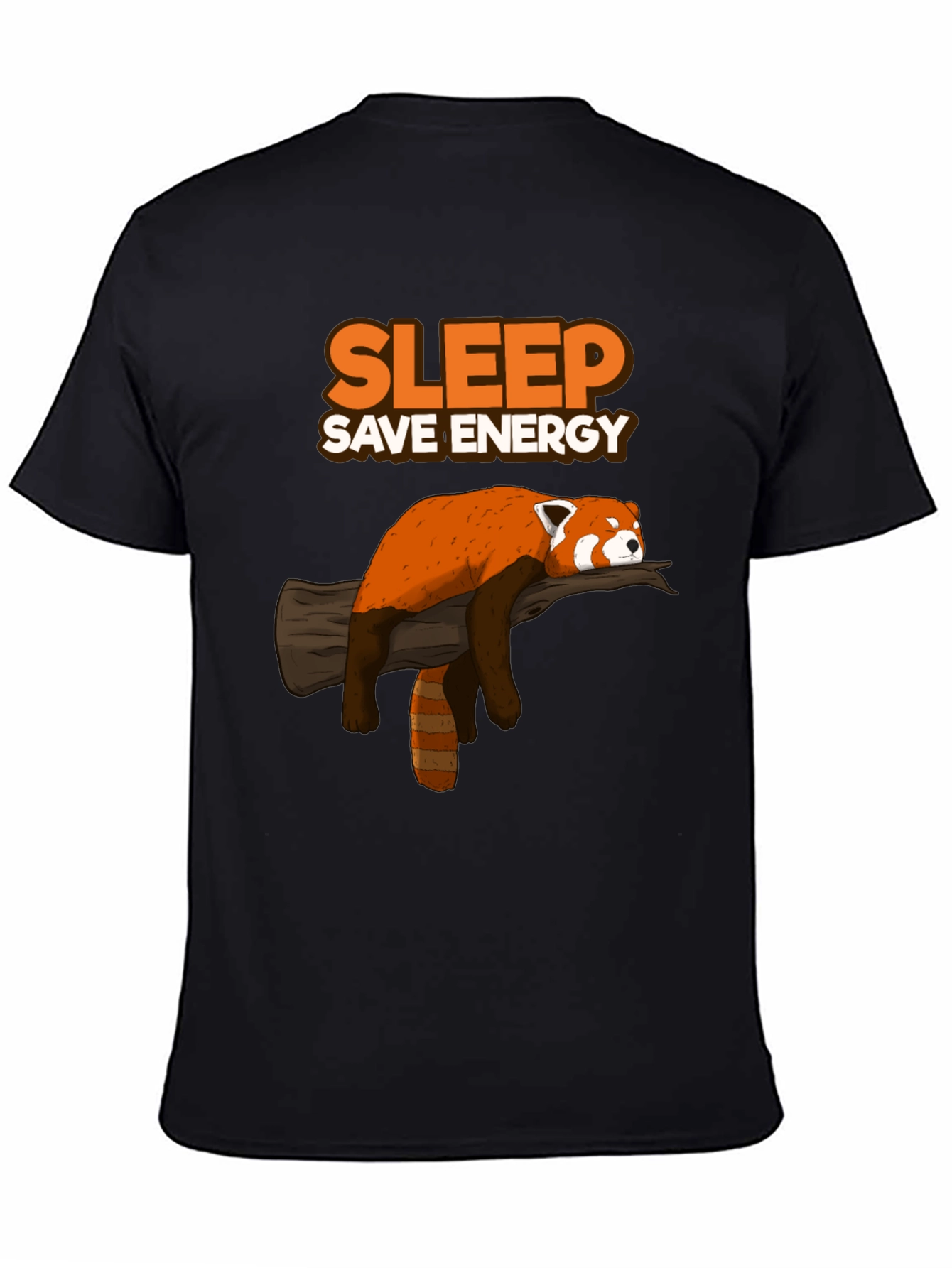 Sleep Save Energy Red Panda T-Shirt