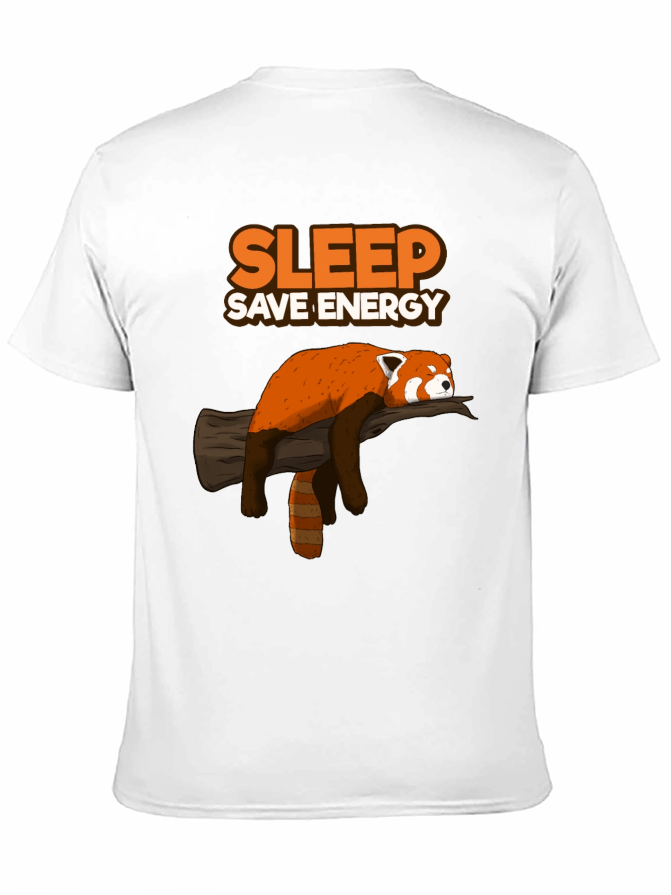 Sleep Save Energy Red Panda T-Shirt