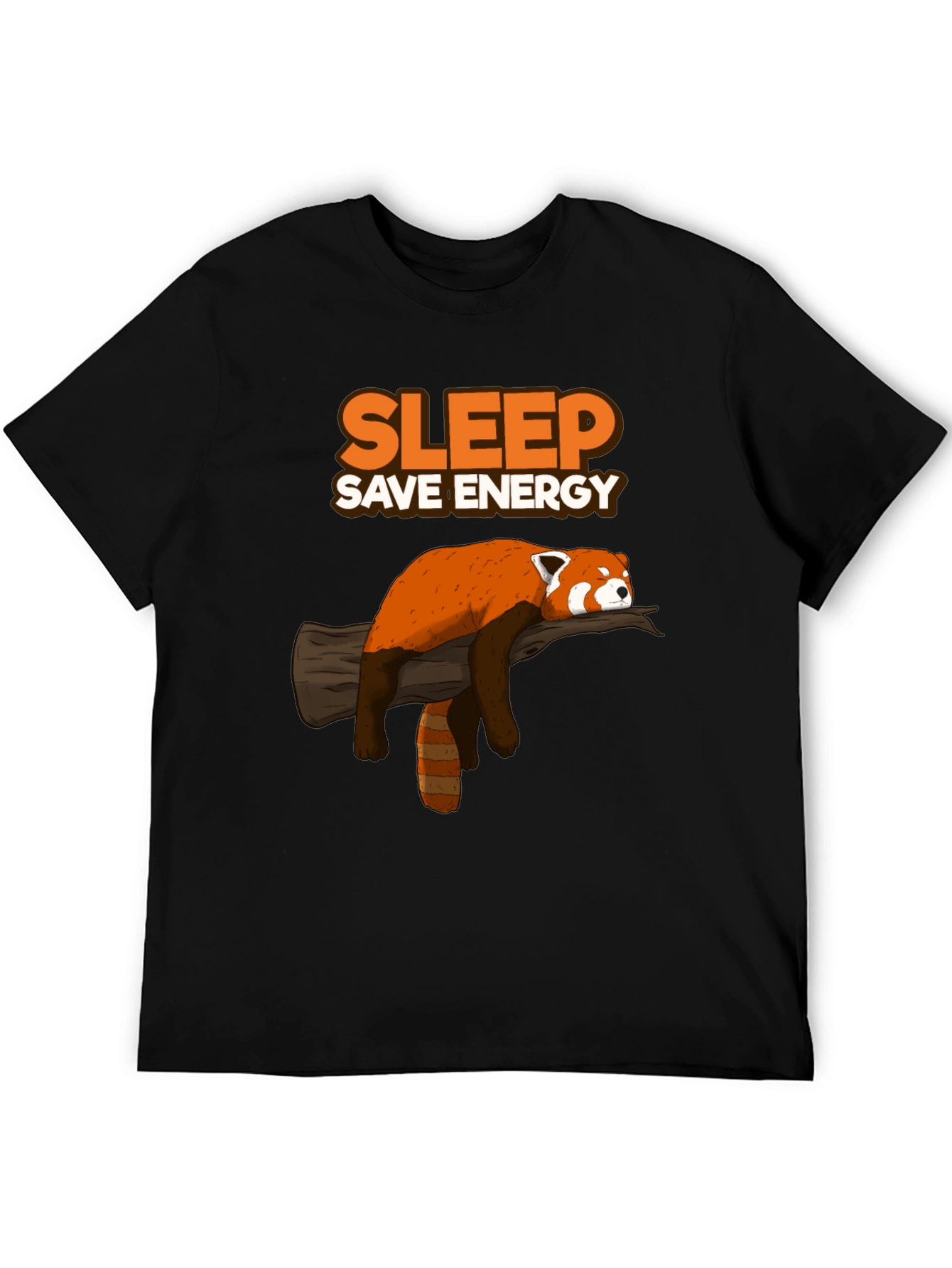 Sleep Save Energy Red Panda T-Shirt