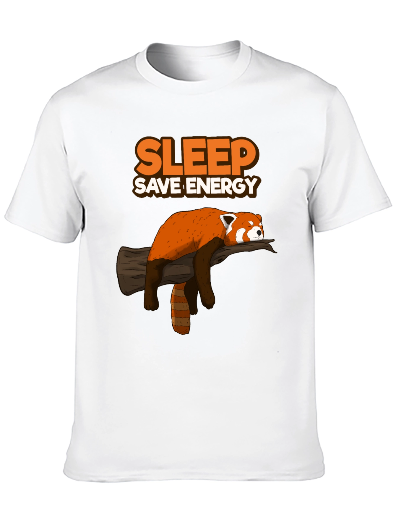 Sleep Save Energy Red Panda T-Shirt