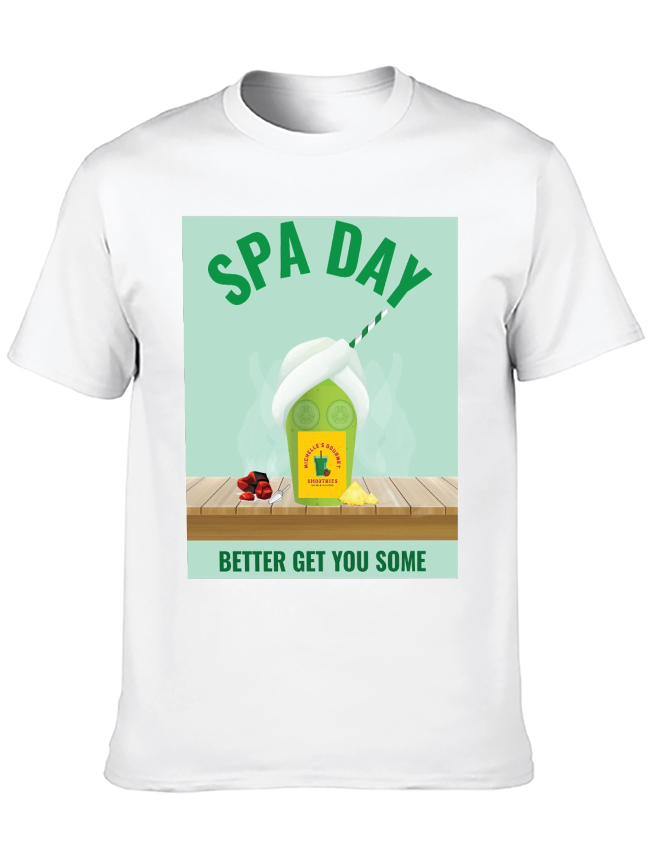 Spa Day Smoothie T-Shirt - Relaxation and Refreshment