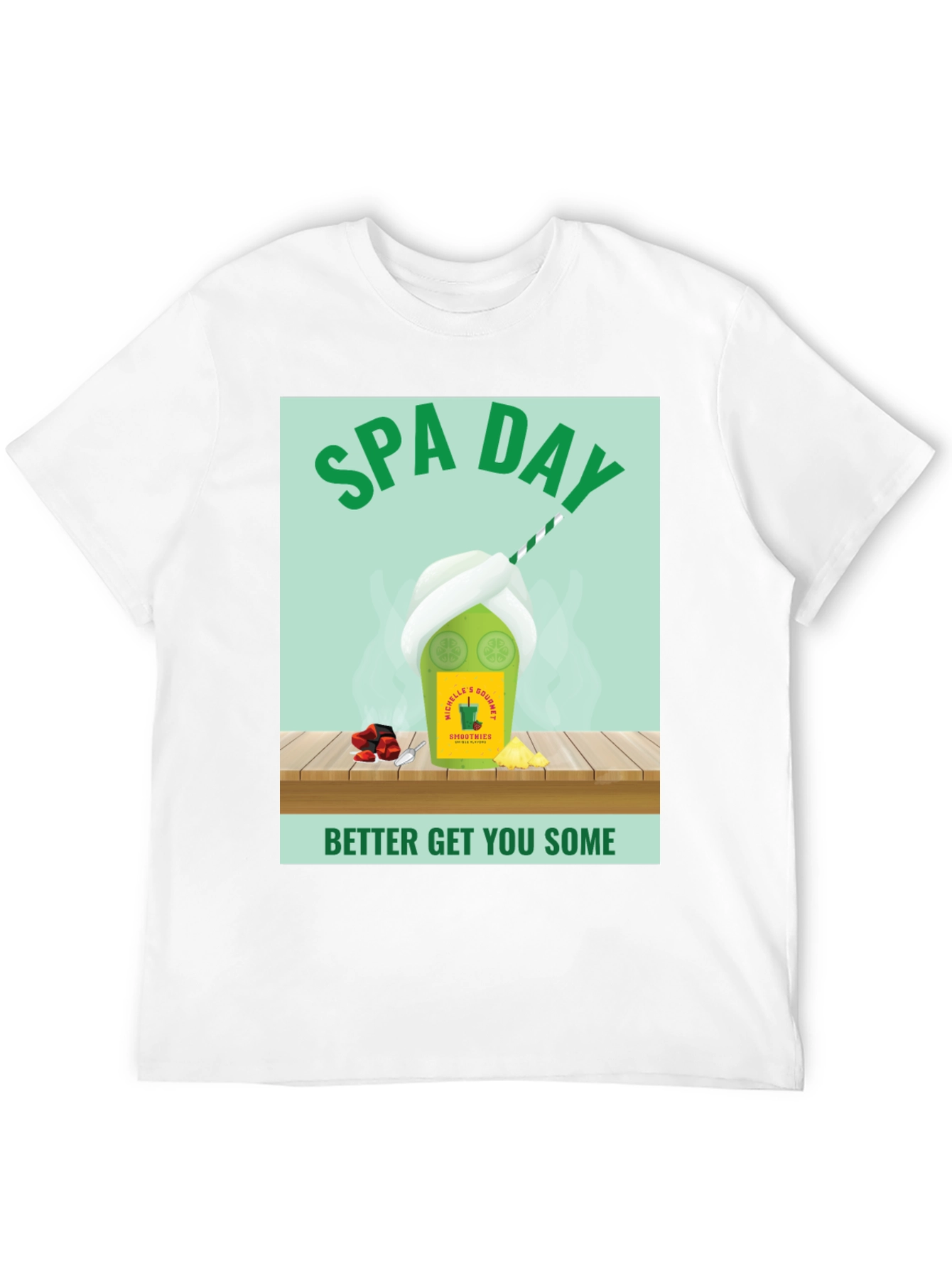 Spa Day Smoothie T-Shirt - Relaxation and Refreshment