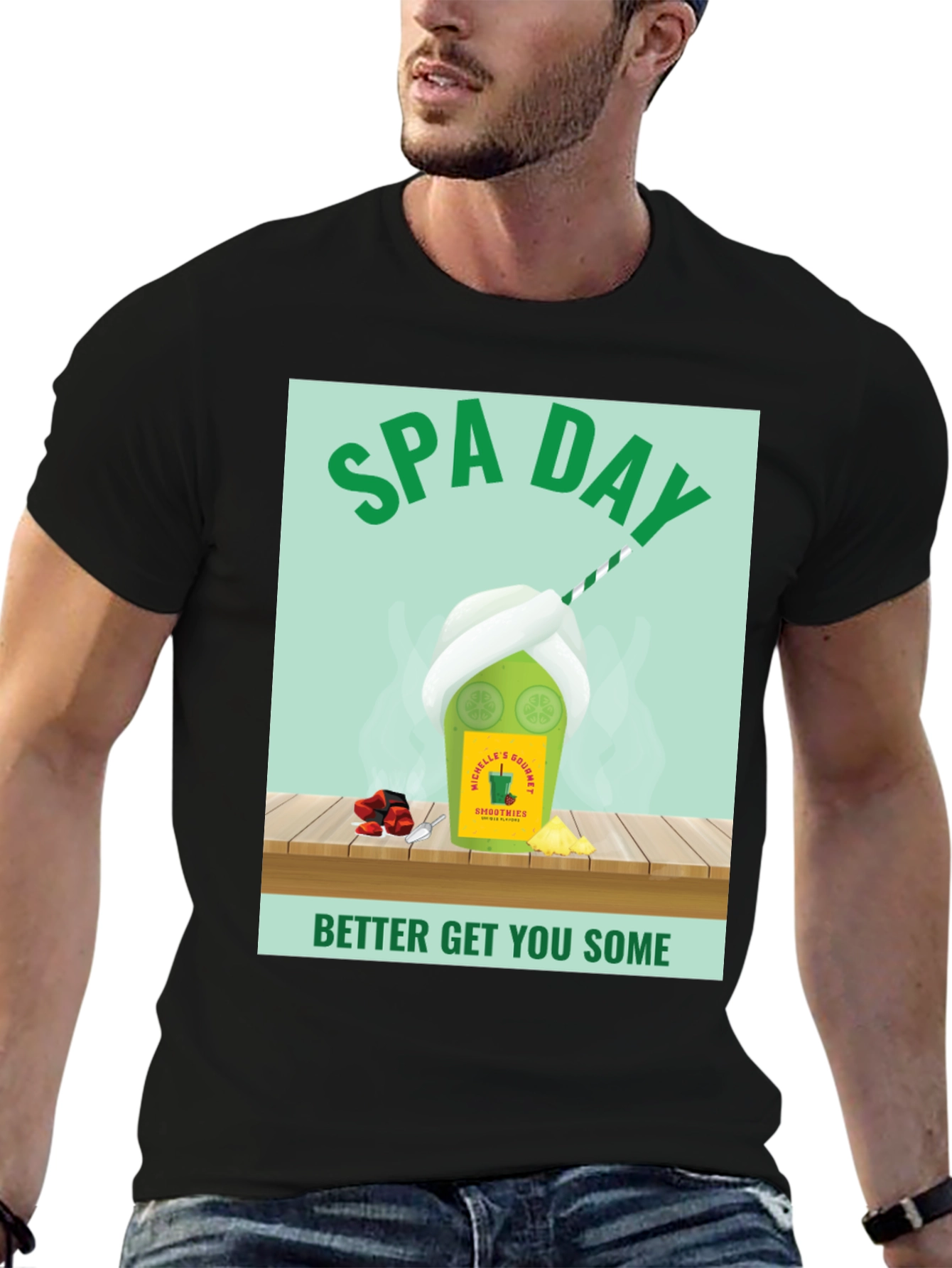 Spa Day Smoothie T-Shirt - Relaxation and Refreshment