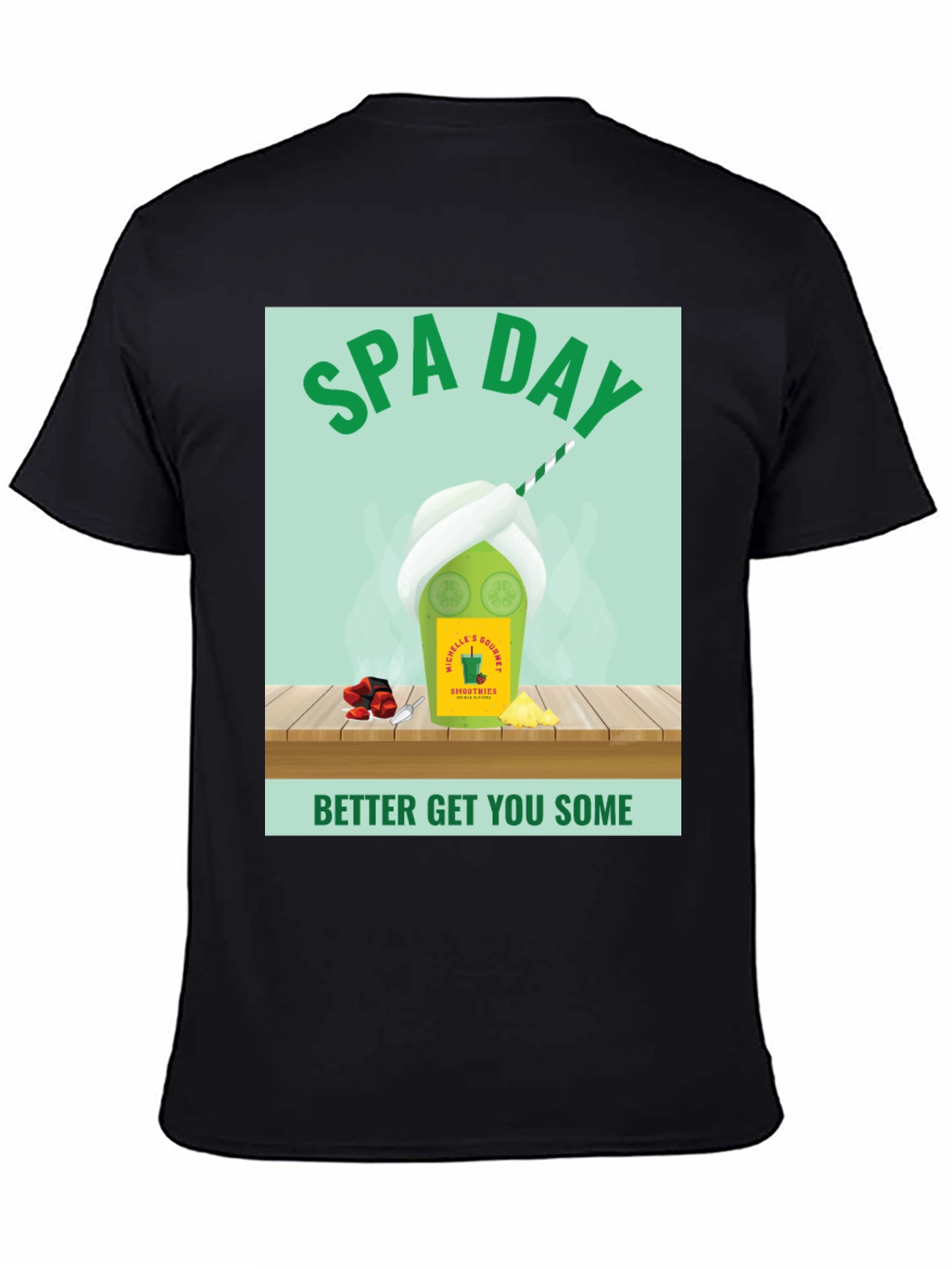 Spa Day Smoothie T-Shirt - Relaxation and Refreshment