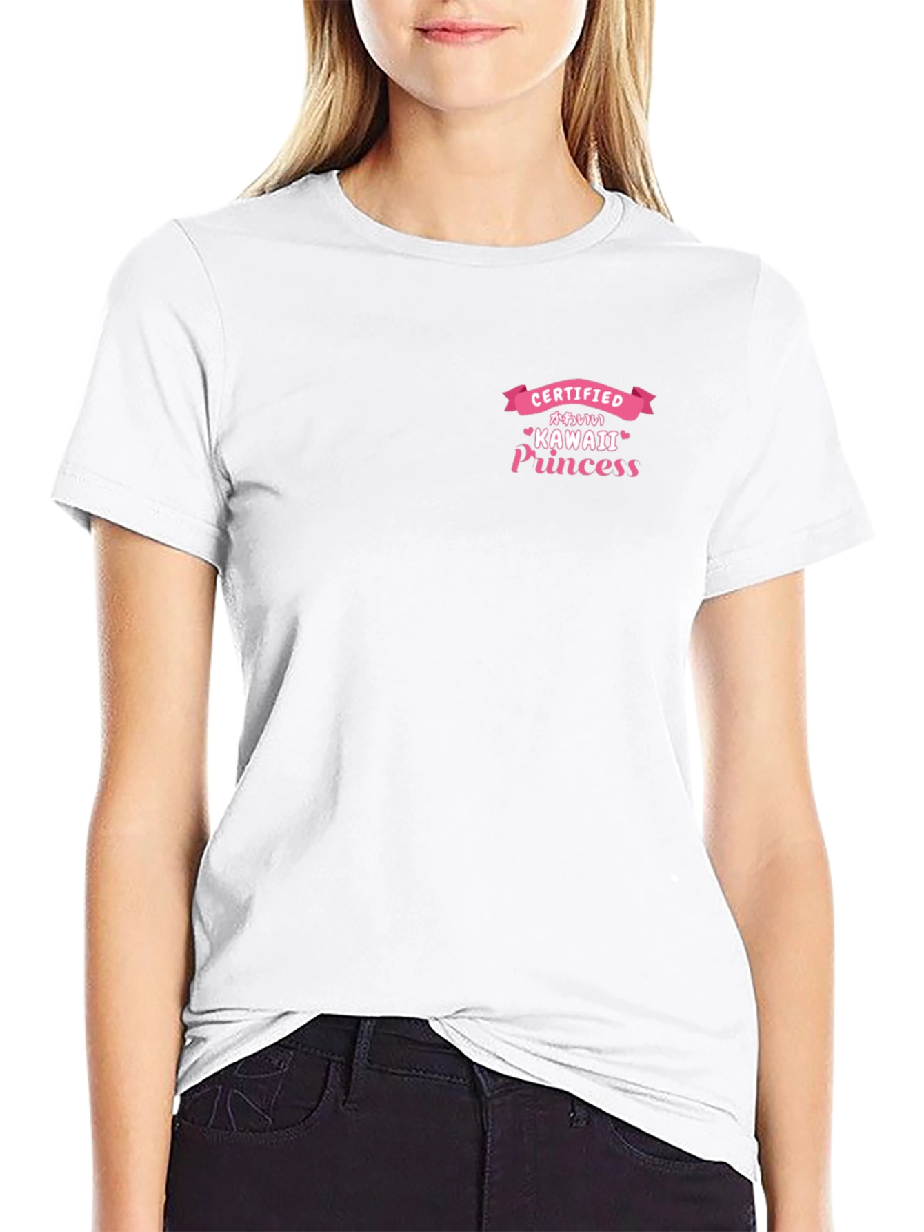 Kawaii Princess Certified T-Shirt - Black
