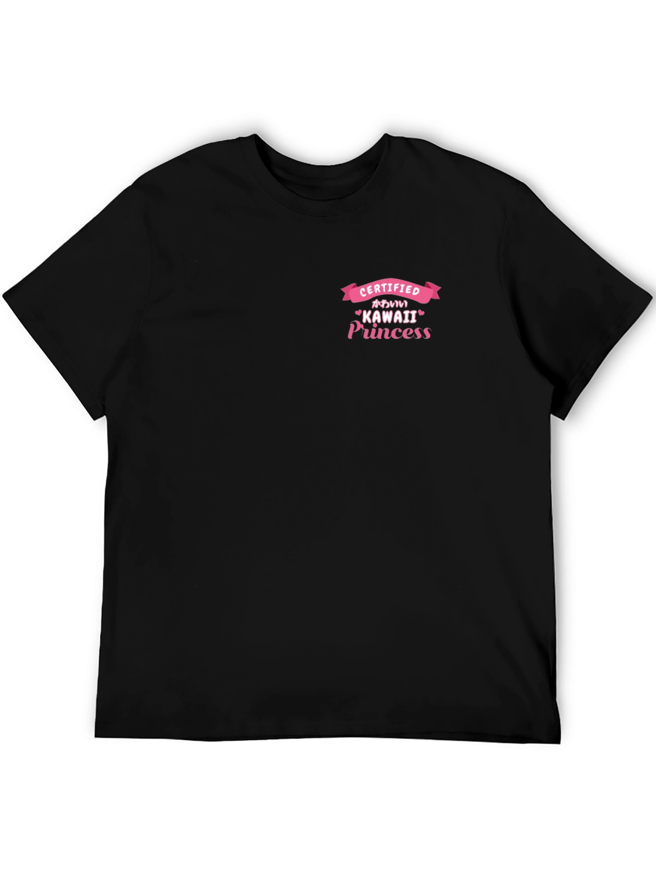 Kawaii Princess Certified T-Shirt - Black