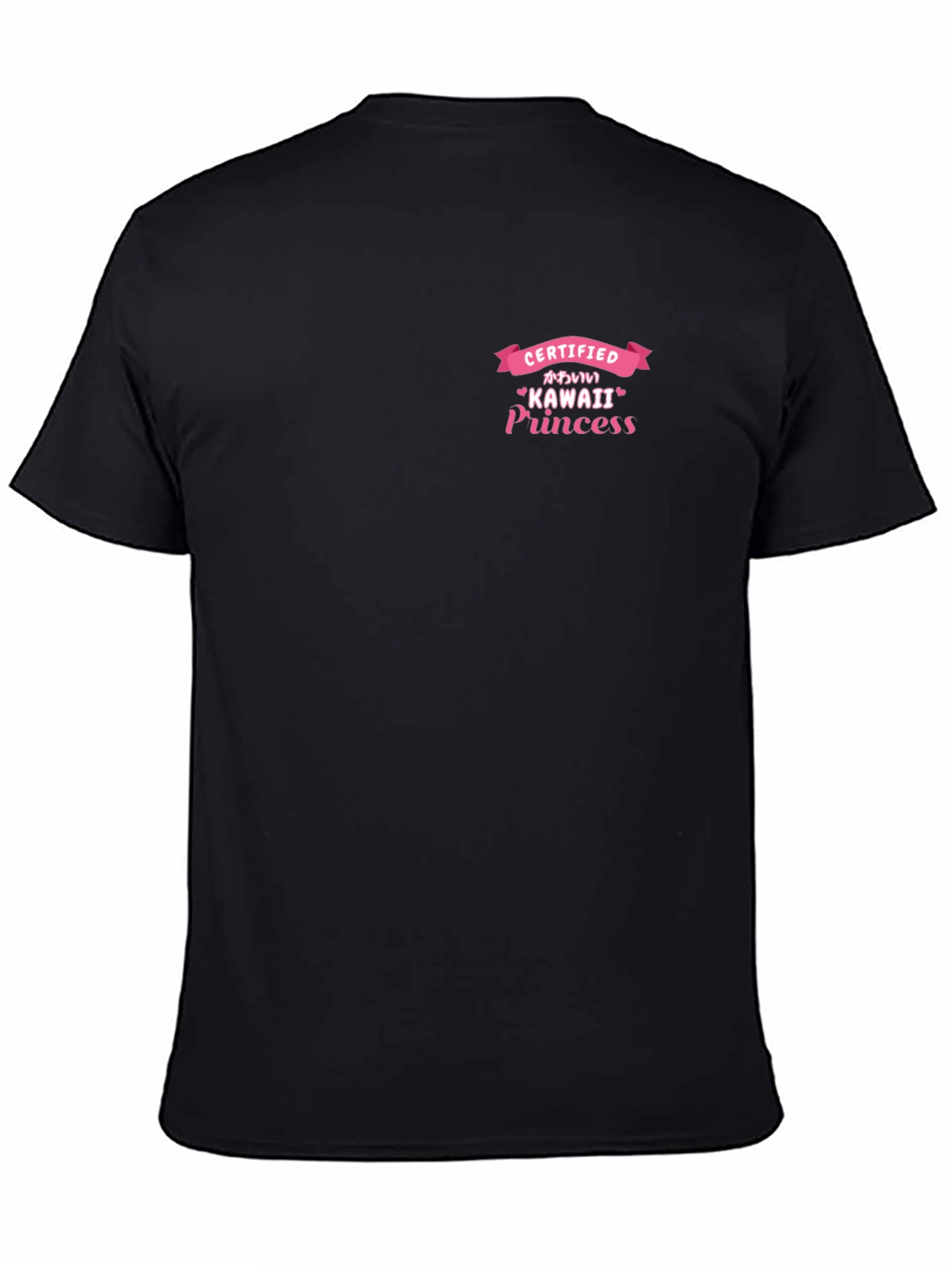 Kawaii Princess Certified T-Shirt - Black