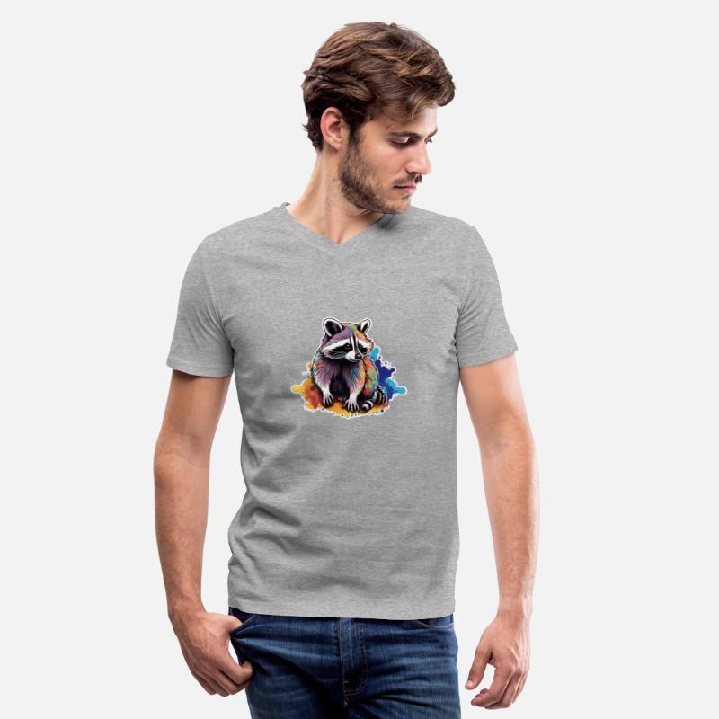 Raccoon Colorful Animal Raccoon
