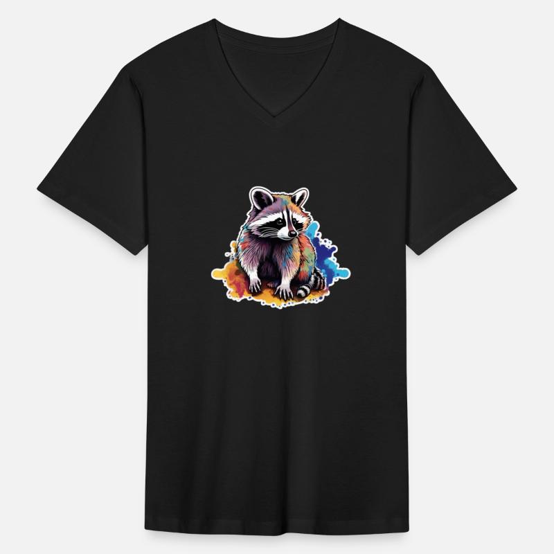 Raccoon Colorful Animal Raccoon
