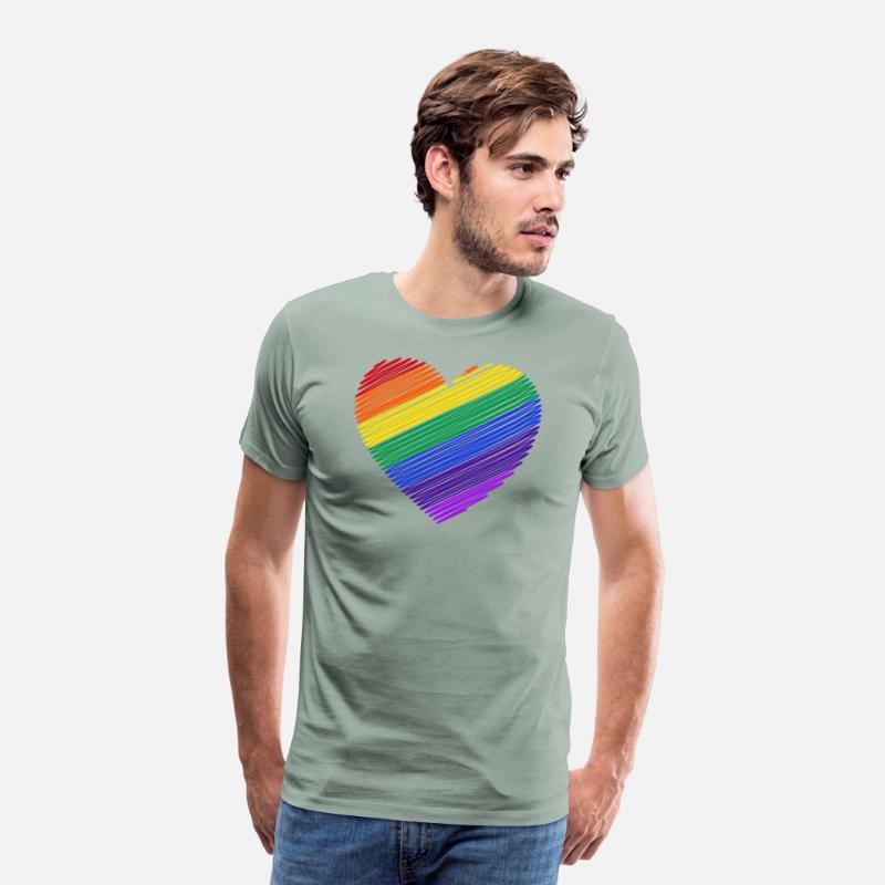 Rainbow heart