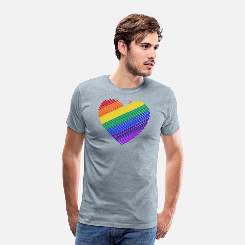 Rainbow heart