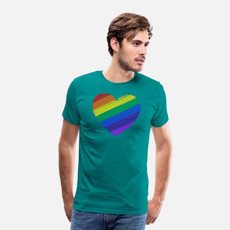 Rainbow heart