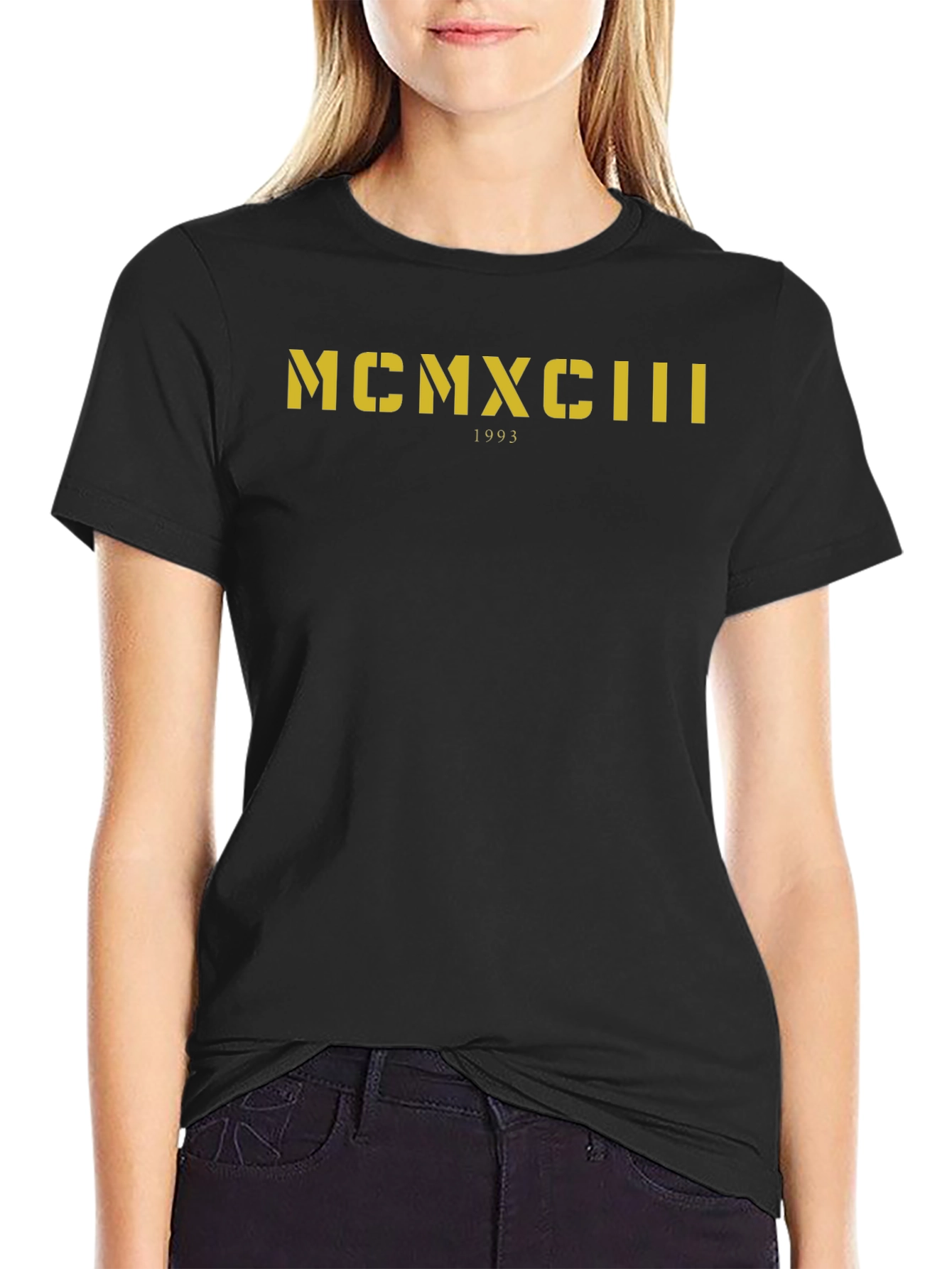 MCMXCIII 1993 Graphic Tee - Black