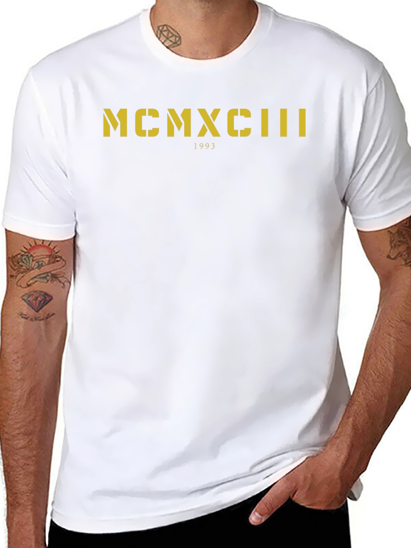 MCMXCIII 1993 Graphic Tee - Black