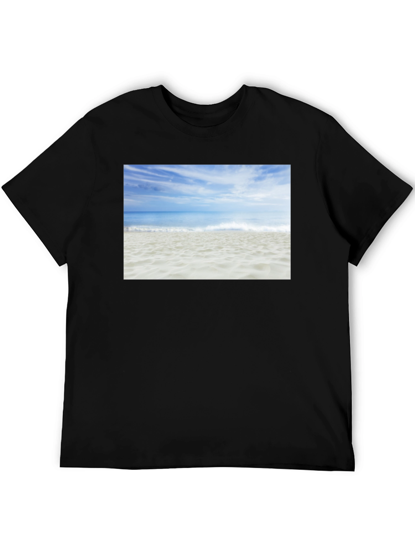 Beach Scene Graphic Tee - Coastal Vibes