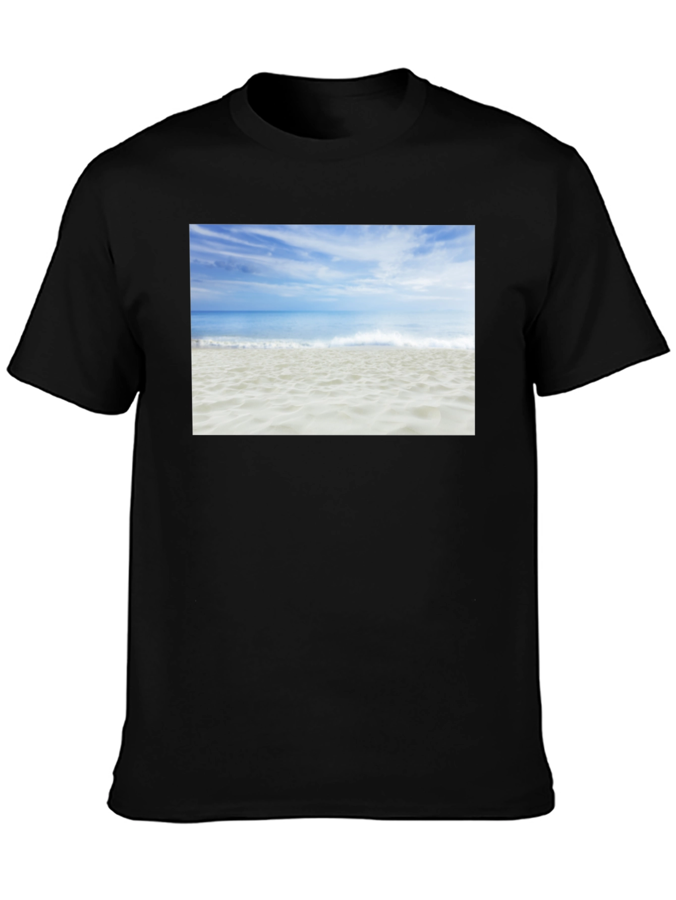 Beach Scene Graphic Tee - Coastal Vibes