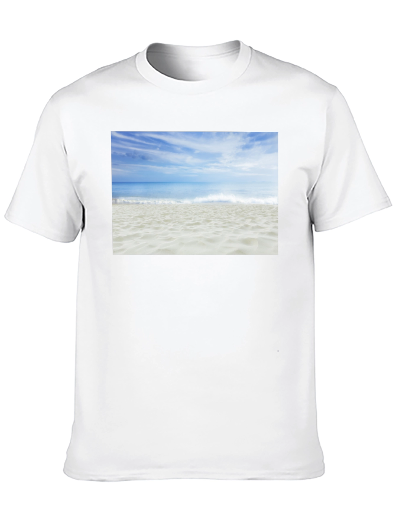 Beach Scene Graphic Tee - Coastal Vibes