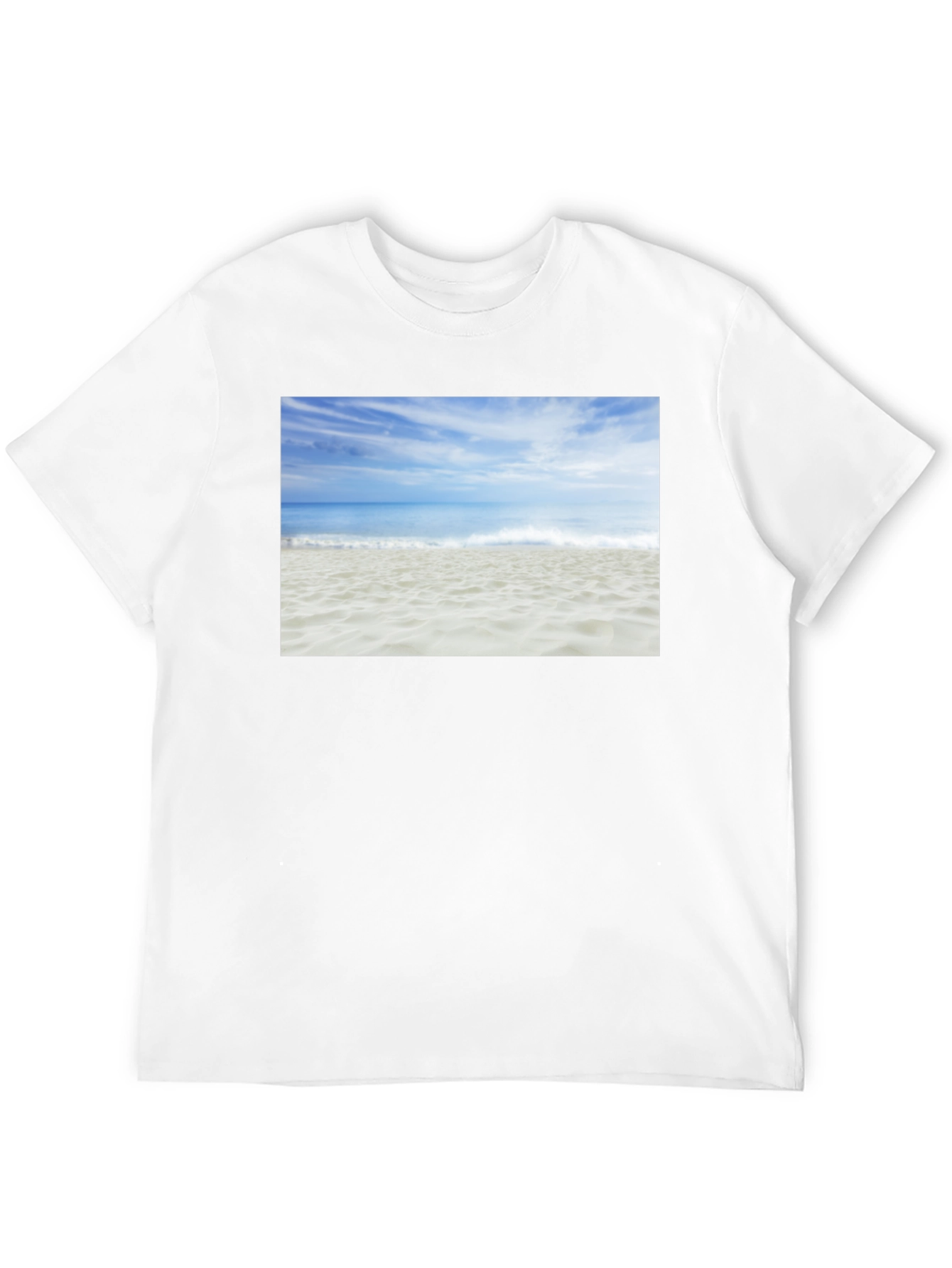 Beach Scene Graphic Tee - Coastal Vibes