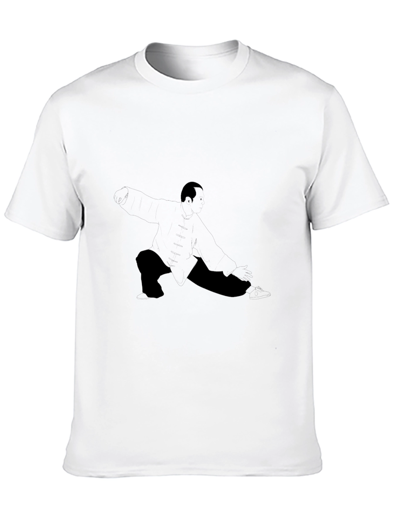Mens Black Graphic Print Crew Neck T-Shirt