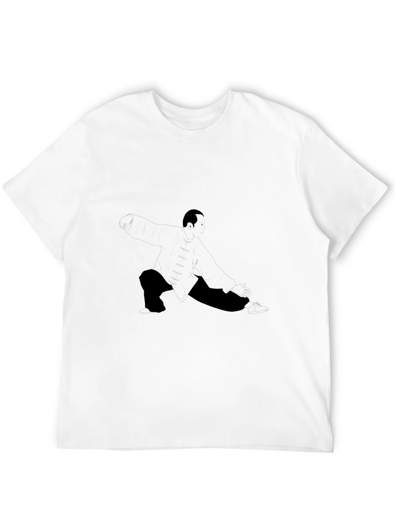 Mens Black Graphic Print Crew Neck T-Shirt