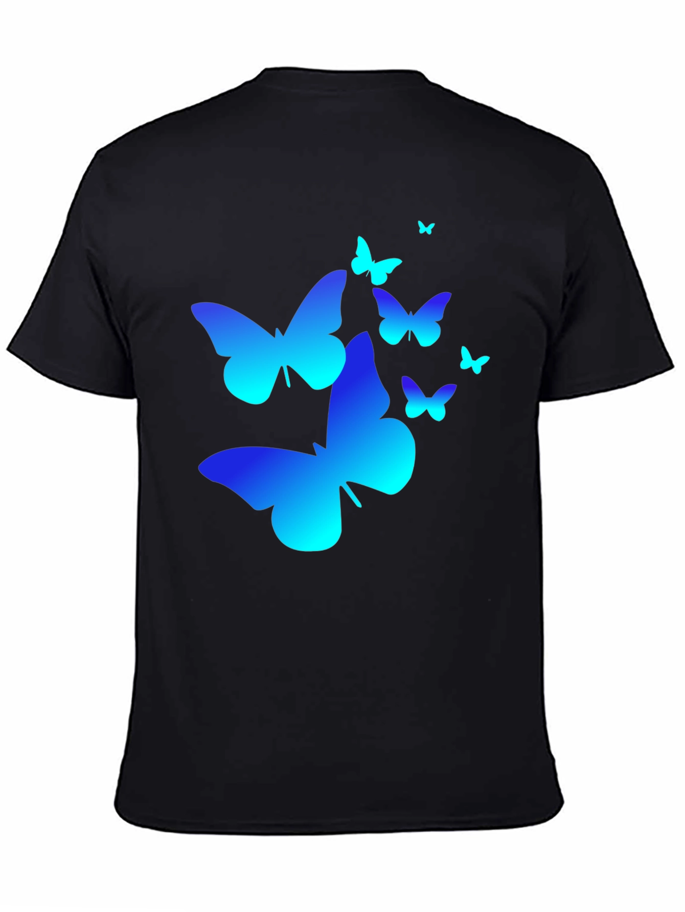 Butterfly Graphic T-Shirt - Black