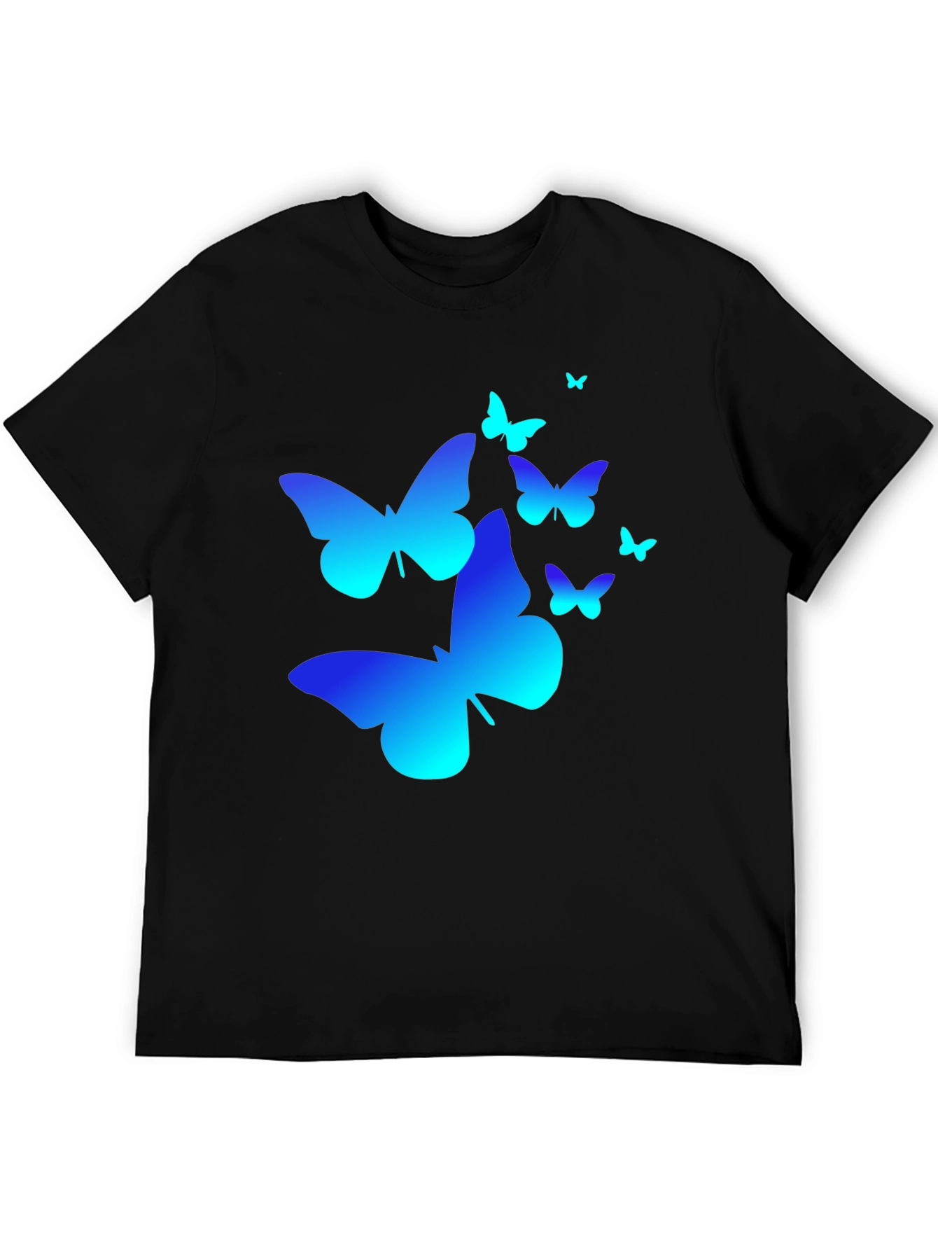 Butterfly Graphic T-Shirt - Black