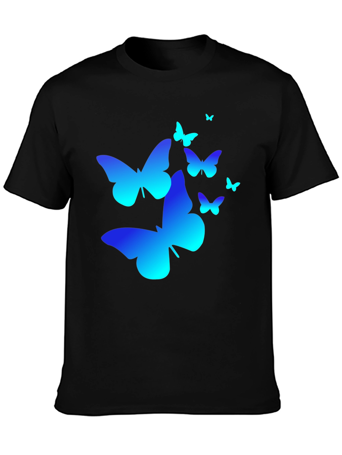 Butterfly Graphic T-Shirt - Black