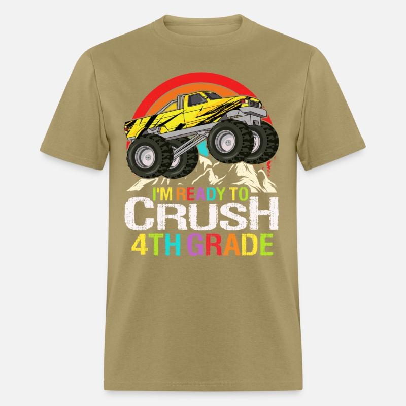 Ready To Crush 4th Grade Retro Back To School kids