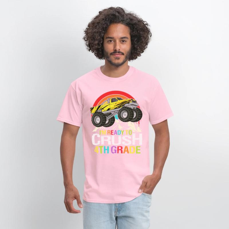 Ready To Crush 4th Grade Retro Back To School kids