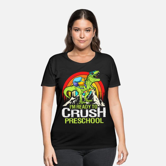Ready To Crush Preschool Back To School Dinosaur