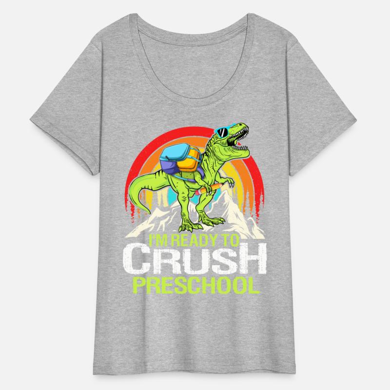 Ready To Crush Preschool Back To School Dinosaur