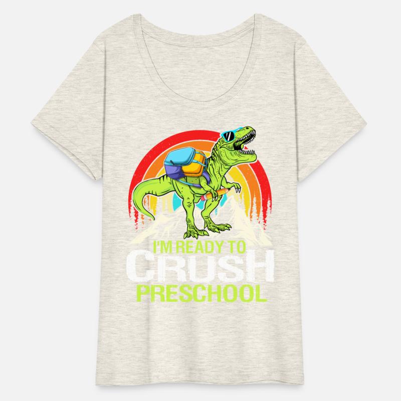Ready To Crush Preschool Back To School Dinosaur