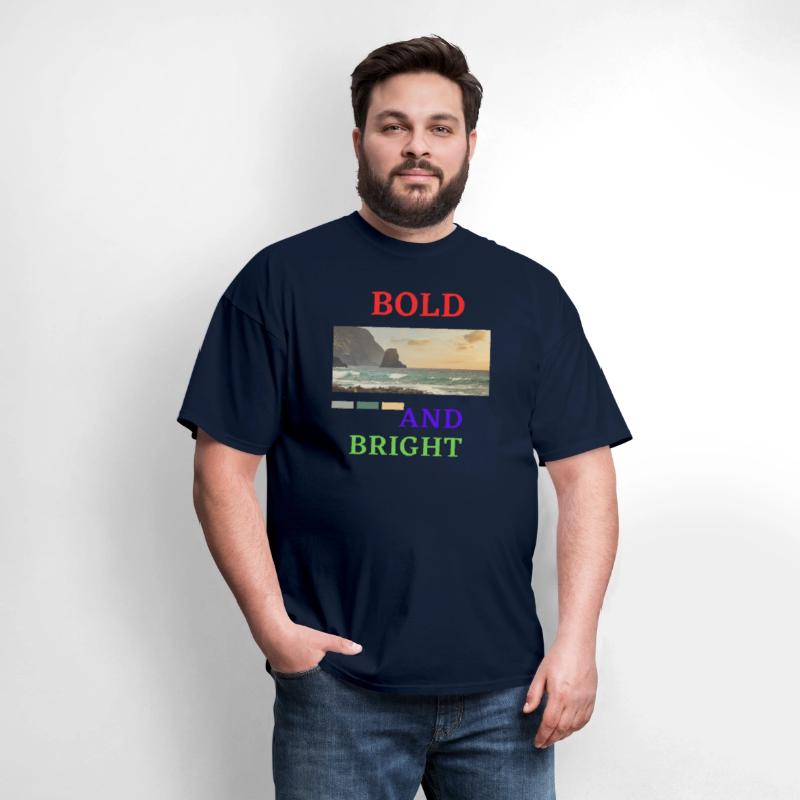 Red Blue Green Bold and Bight T-shirt