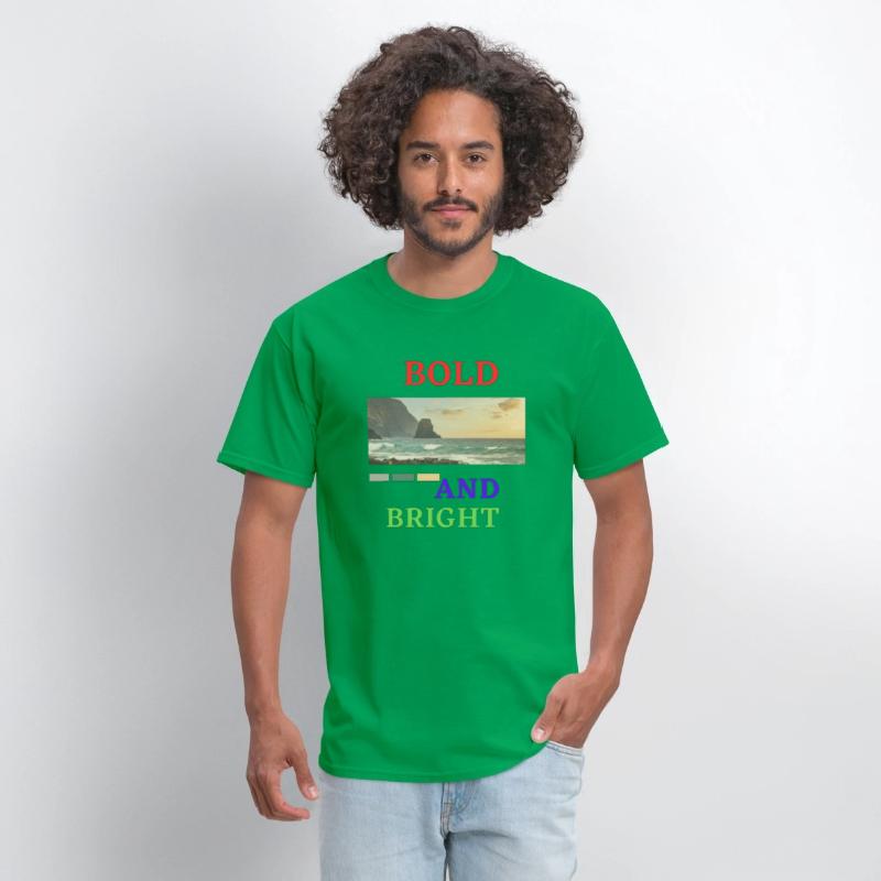 Red Blue Green Bold and Bight T-shirt