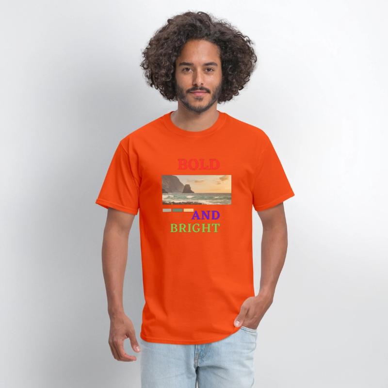 Red Blue Green Bold and Bight T-shirt