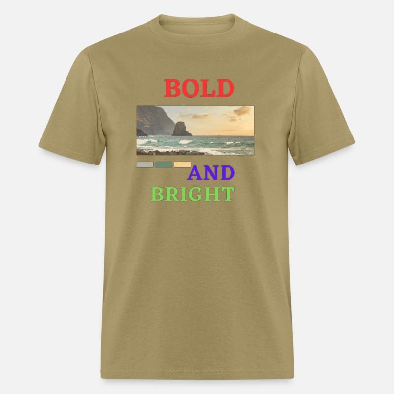 Red Blue Green Bold and Bight T-shirt