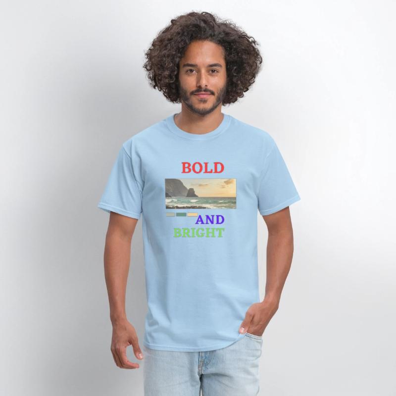 Red Blue Green Bold and Bight T-shirt