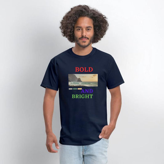 Red Blue Green Bold and Bight T-shirt