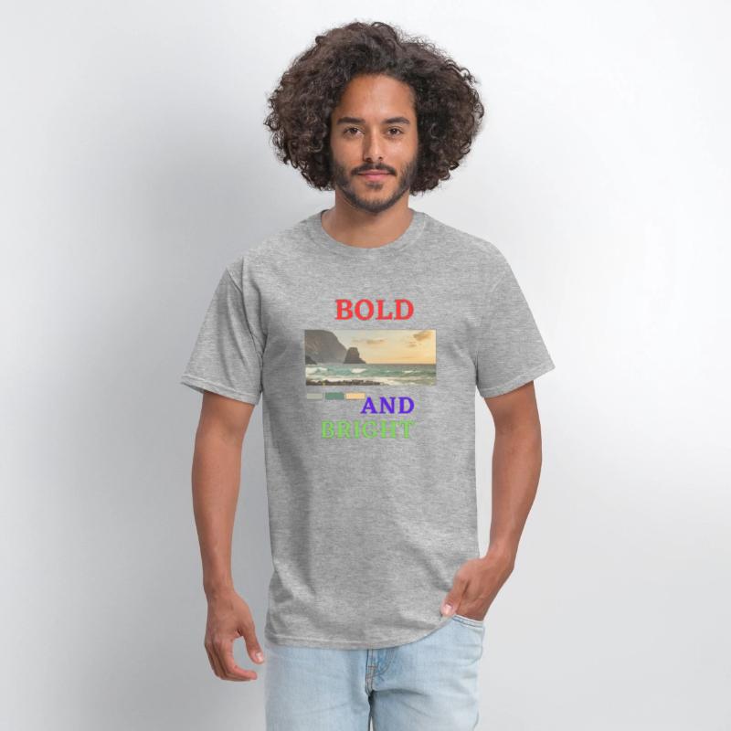 Red Blue Green Bold and Bight T-shirt