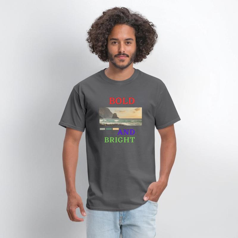 Red Blue Green Bold and Bight T-shirt