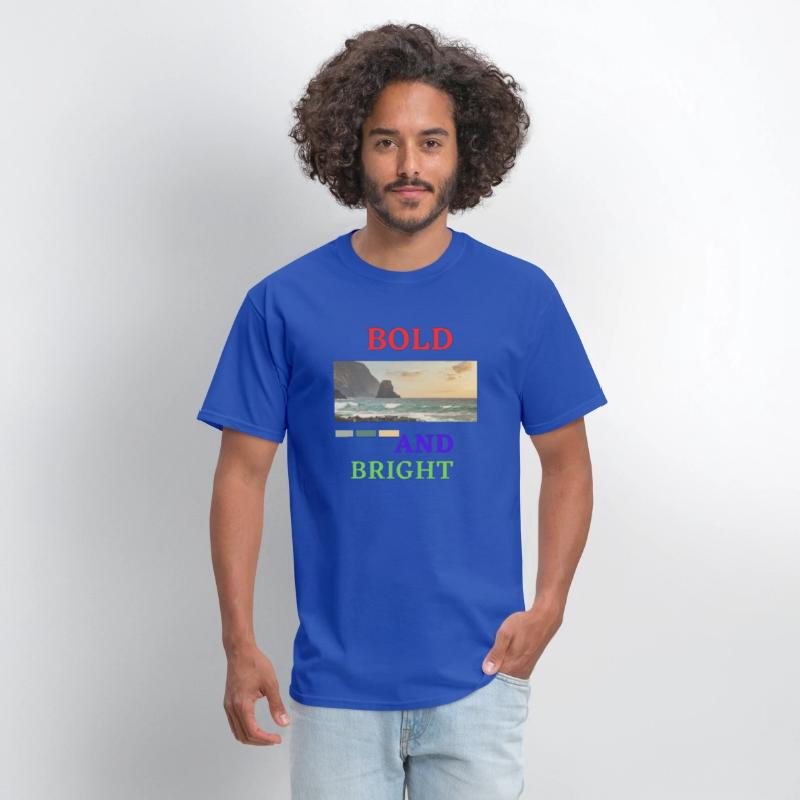 Red Blue Green Bold and Bight T-shirt