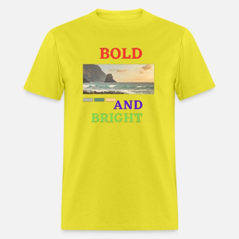 Red Blue Green Bold and Bight T-shirt