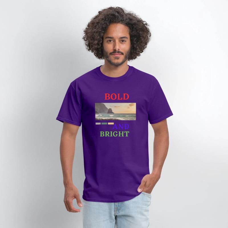 Red Blue Green Bold and Bight T-shirt