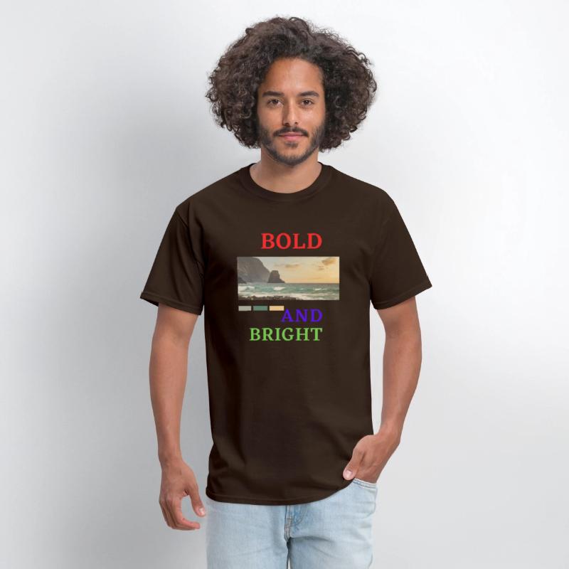 Red Blue Green Bold and Bight T-shirt
