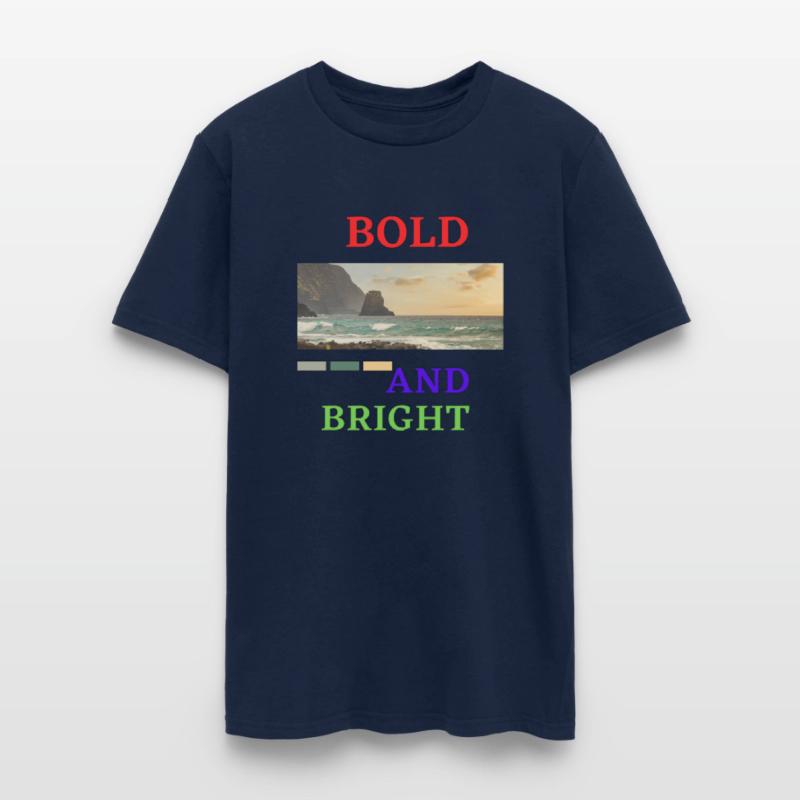 Red Blue Green Bold and Bight T-shirt